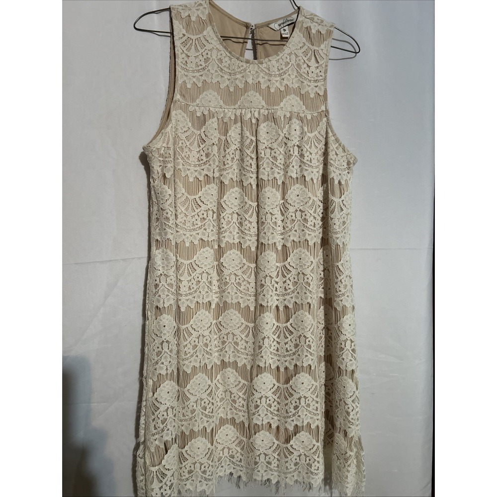 Speechless Ivory Lace Dress M Romantic Cottagecore Vintage-Inspired Cocktail